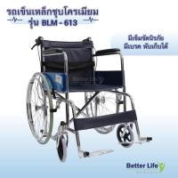 ราคา รถเข็นเหล็กชุบโครเมียม มีเบรค มีเข็มขัดนิรภัย พับได้ (1155150661)