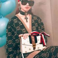 ราคา 100%genuine/GUCCI/SYLVIE shoulder bag/handbag/messenger bag/470270 (23279261436)