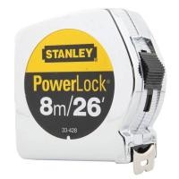 ราคา ส่งเร็ว ถูกสุดSTANLEY ตลับเมตร 8 เมตร รุ่น PowerLock 33-428 (Tape Rule) ที่วัดความยาว (11200394483)