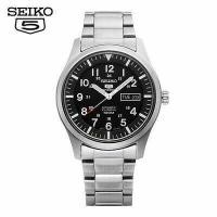 ราคา นาฬิกาผู้ชายไซโก้ Seiko 5 Sports Automatic รุ่น SNZG13K1 หน้าปัดสีดำ ตัวเรือนและสายนาฬิกาสแตนเลส รับประกันของแท้ 100 % (4855639603)