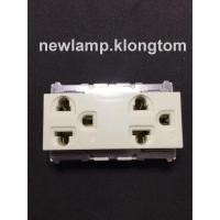 ราคา ปลั๊ก/เต้ารับ คู่มีกราวด์รุ่นเก่า Panasonic 16A 230V WNG 15923-7 (3457087557)