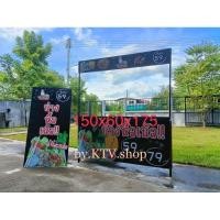 ราคา โต๊ะพับได้ คีออสพับได้ ขนาด150x60x75สีดำไม่เลอะง่าย (18151626720)