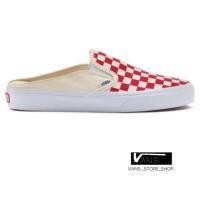 ราคา VANS SLIP ON MULE CHECKERBOARD RED สินค้ามีประกันแท้ (2242570049)