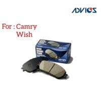 ราคา ผ้าเบรค Toyota Camry , Wish ยี่ห้อ ADVICS (6332408270)