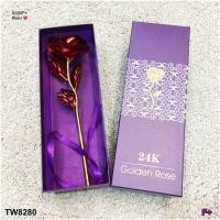 ราคา กุหลาบ ฟอยล์ทองคำ24K (99.99%) (1895304718)