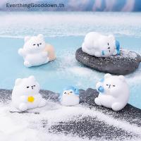 ราคา Ever Mini Polar Bear เครื่องประดับการ์ตูนหมีสีขาว Micro Landscape ตุ๊กตาโมเดลรถภายในบ้านเดสก์ท็อปตกแต่ง TH (27202859652)