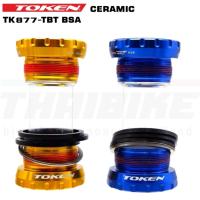 ราคา กะโหลกจักรยานเซรามิค TOKEN TK877-TBT BSA 1.37"x24T 68/73mm. (9529867977)