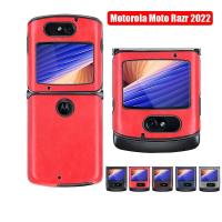 ราคา เคสหนังแท้ แบบแข็ง กันกระแทก สําหรับ Motorola Moto Razr 2022 Motorola Razr 5G Gen3 (20145134954)