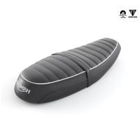 ราคา เบาะรถมอเตอร์ไซค์ แท้ Triumph Comfort Touring Seat Black/White Bonneville T100/T120 A2310736 (44255962329)