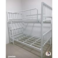 ราคา SilomFurniture เตียงเหล็ก2ชั้นเหล็กหนา (ตจว. มีค่าขนส่งเพิ่ม)แถมเครื่องมือประกอบ คานเหล็กหนาแข็งแรง พิเศษบันไดติดพื้น (18206500780)