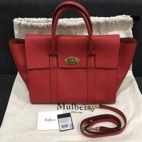 ราคา Mulberry Bayswater small classic grain กระเป๋ามัลเบอร์รี่ สี Flery Red ของแท้ 100% มือสอง สภาพดีมาก ซื้อจากอังกฤษ (5828469620)