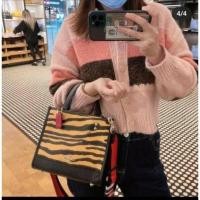 ราคา COACH​ C6988 Dempsey Tote 22 With Tiger Print โทสลายเสือ (28558358975)