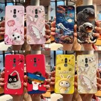 ราคา สําหรับ Huawei Mate 10 / Mate 10 Pro Case Soft Casing Thin Matte FashionButterfly Astronaut Candy ทาสีกันกระแทกฝาครอบกันชน (27159914010)