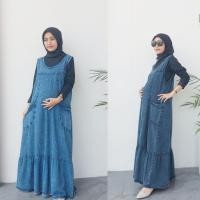 ราคา OLLA OVERALL PREGNANT DRESS BUMIL JEANS MATERNITY ใหม่ล่าสุดผู้หญิง RCS (40805717579)