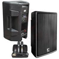 ราคา ลำโพงพกพา K.POWER รุ่น B15 ลำโพงอเนกประสงค์15นิ้ว 300W ไมค์ลอยอลูมิเนียมคู่UHF บลูทูธ (25758932898)