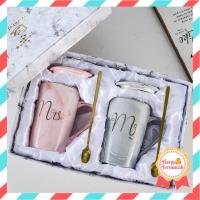 ราคา ราคา - H975 แก้วคู่รัก Mr & Mrs / แก้ว 2 in 1 / ถ้วยคู่รัก / ชุดแก้วคู่รัก / แก้วคู่รัก (26265233986)