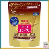 ราคา ⚡EXP:03/2027⚡Meiji Amino Collagen Powder Premium 196g/28day (เมจิ อะมิโน คอลลาเจน) Collagen+CoQ10+Vitamin C (26283032028)