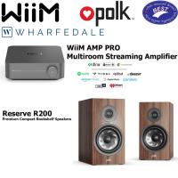 ราคา Wiim Amp Pro streaming amplifier + Polk Audio Reserve R200 Bookshelf speakers (Pair) (25892475317)