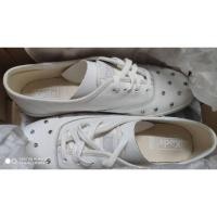 ราคา แท้ ส่งต่อสภาพ 100% รองเท้าผ้าใบ Keds Champion Starlight stud white dreamfoam (23215693352)