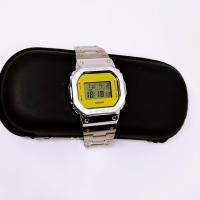 ราคา G-SHOCK รุ่น DW-5600 เหล็กเงินหน้าทอง นาฬิกาข้อมือ กันน้ำ ดีไซน์สวย มีสไตล์ ทนทาน ใช้งานได้นาน สินค้าคุณภาพ (2106276329)