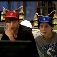 ราคา หมวกเบียร์โค้ก คนขี้เกียจ ตู้ใส่เครื่องดื่ม รันนิ่งแมน สไตล์เดียวกัน หมวกกันน็อค หมวกฟาง คู่ ของขวั (26108917122)