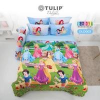ราคา TULIP Disney เจ้าหญิง Princess DLD003 ชุดเครื่องนอน ผ้าปูที่นอน ผ้านวม รุ่น TULIP Delight ลิขสิทธิ์แท้ดิสนีย์ (20173986471)