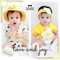 ราคา ToddlerRunway บอดี้สูทเด็ก น้องไข่ดาว มาพร้อมหมวก หรือคาดผมน่ารัก (9810034103)