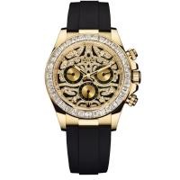 ราคา Rolex Tiger Daytona นาฬิกาผู ้ ชาย Automatic Mechanical 16518 แหวนหลังเพชร (28502350602)