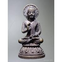 ราคา Antig Fast 5177 รูปหล่อพระพุทธประทานพร รัศมีธรรมจักร ฐานบัว เนื้อทองเหลืองรมดำ หล่อตัน ไม่ทราบที่ ศิลปะสวยมากครับ (28904186458)