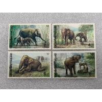 ราคา แสตมป์ไทยชุดช้าง ปี2534 ครบชุด4ดวง (22081108604)