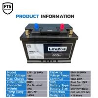 ราคา แบตรถยนต์ 12v (12.8-14.6v) 50Ah,80Ah, 105Ah ใช้กับรถยนต์ ประกัน1ปี (25225138935)