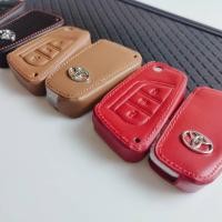 ราคา ซองหนังใส่รีโมทกุญแจ Toyota Revo , Altis , Fortuner (กุญแจพับ) เคสรีโมท เคสกุญแจ (9087848827)