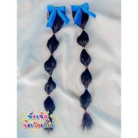 ราคา รวมกิ๊บแกละคู่ มัดลูกอม/ลอนมาม่า/ผมตรง/ลอนยาว/เปีย(โบคละสี) (23578781178)