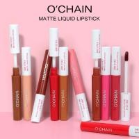 ราคา OCHAIN ลิปสติก12สี ​​matte lip gloss 24H waterproof velvet matte color lip glaze ติดทนนานกันน้ำ Non-stick Cup Non-fade (29435773812)