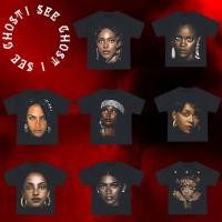 ราคา SZA Beyonce เสื้อผ้าแฟชั่น แบบนิ่ม ลายกราฟฟิค Rapper 90S สีดํา เสื้อยืดสไตล์อเมริกันวินเทจ ผ้าฝ้ายแท้ (28003783381)