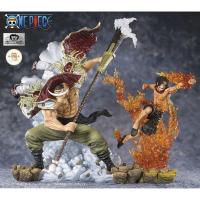 ราคา โมเดลวันพีช model one piece figure โมเดล วันพีช ฟิกเกอร์วันพีช Portgas D Ace Whitebeard Pirate หนวดขาว เอส แมวเงิน (3931459733)