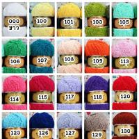 ราคา ไหมขนแกะนนนี่ ไหมพรมขนาด 100 กรัม เส้นใหญ่ นุ่มมาก (ซื้อ3 ม้วน ได้ราคาส่ง) (27989321889)