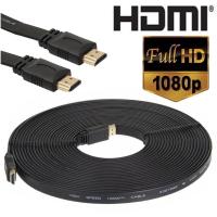 ราคา HDMI High Speed 1.5M 3M 5M 10M1080p 3D VER 1.4 สายแบบอ่อนแบนยาว 1.5-20เมตร (Black) (21827408509)