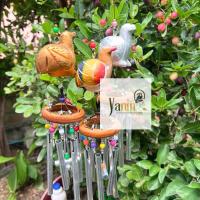 ราคา โมบายแขวน กระดิ่งลม นกคุ้ม สีเงินทองพร้อม โมบายแขวนกระดิ่งลม (4727558952)