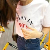 ราคา เสื้อยืดBorn in 90’s (2243617530)