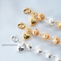 ราคา Siamonlineshop กำไลช้อมือ ทอง เงิน สองกษัตริย์ ลายลูกบอลแกะสลัก หนัก 2 สลึง (เลือกสีได้) รุ่น siam-goldbrabox1000001 (18679286632)