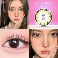 ราคา มีค่าสายตา kissylens Tommy Gray Brown บิ๊กอาย สุดปัง คอนแทคเลนส์ รายเดือน (28074820611)