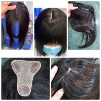 ราคา แฮร์พีชหน้าม้า แผ่นปิดผมบางหน้าม้า ปอยข้าง ผมแท้100% มีหนังศีรษะ แสกได้ทุกทาง (13819735808)