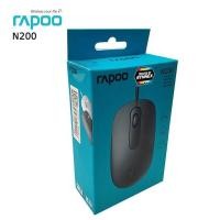 ราคา RapooN200 Wired Mouse 1000DPI Gaming Mouse Optical USB เม้าส์ (2447500599)
