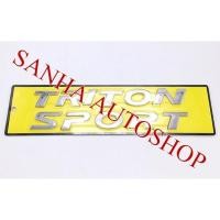 ราคา โลโก้ติดฝากระโปรงหน้าโครเมียม Mitsubishi Triton Sport ตัวอักษรสูง 3 เซนติเมตร (8720319101)