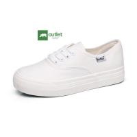 ราคา outlet รุ่นS007 รองเท้าผ้าใบขาวล้วน (10626760109)