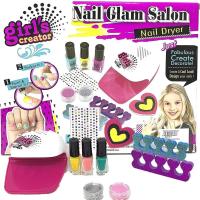 ราคา Nail glam salon nail dryer nail polish ชุดทำเล็บ พร้อมเครืองอบเล็บ (เป่าแห้ง) ของเล่น (26208945104)