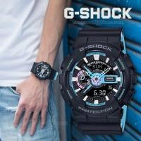ราคา Casio G-SHOCK นาฬิกาข้อมือ รุ่น GA-700PC-1ADR - ดำ/ฟ้า (2596317784)