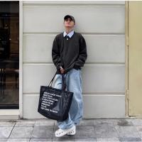 ราคา LARGE CITY SPOILED Tote Bag หนัง PU พรีเมียม แบรนด์แท้จากเวียดนาม (28464681609)