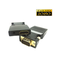 ราคา ตัวแปลง 1080P VGA to HDMI Video Converter Adapter with Mini USB Power Cable 3.5mm Audio Cable vga2hdmi for HDTV DVD PC (3148527047)